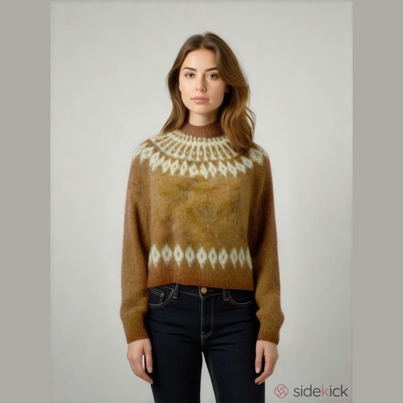 Inishowen wool Ireland thick heavy vintage grandpa Cosbycore grannycore jumper - Picture 1 of 4